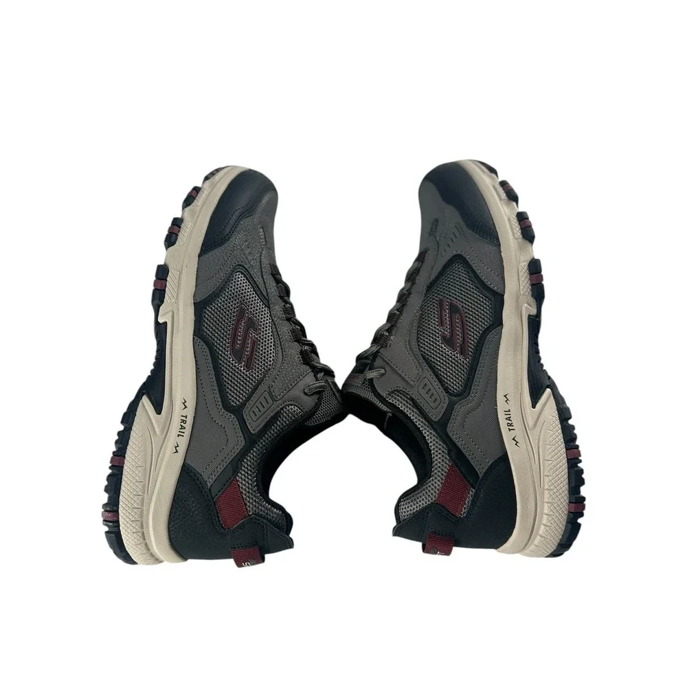 Skechers Hillcrest Mens 12 Charcoal Trail Running Hiking Sneakers 255184BJ‎ NEW